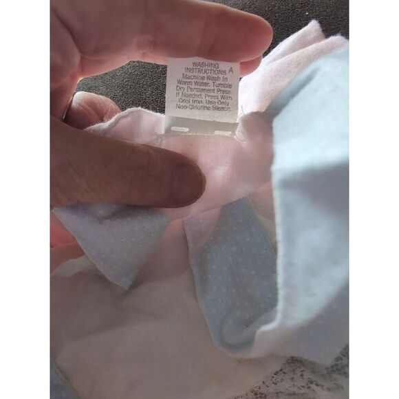 Vintage Baby Cream Polyester Baby Girl's Romper One Piece Outfit Ruffles 6-9 MOS - Picture 8 of 16